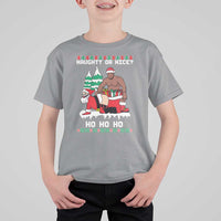 Funny Santa and Diddy Christmas T Shirt For Kid Naughty or Nice Ho Ho Ho Adult Humor Holiday - Wonder Print Shop