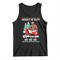 Funny Santa and Diddy Christmas Tank Top Naughty or Nice Ho Ho Ho Adult Humor Holiday - Wonder Print Shop