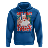 Funny Santa Rizz Christmas Hoodie Got That Rizzmas Spirit Retro Groovy