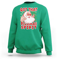 Funny Santa Rizz Christmas Sweatshirt Got That Rizzmas Spirit Retro Groovy - Wonder Print Shop