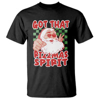 Funny Santa Rizz Christmas T Shirt Got That Rizzmas Spirit Retro Groovy - Wonder Print Shop