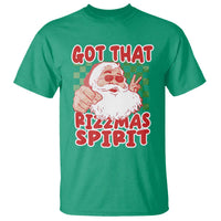 Funny Santa Rizz Christmas T Shirt Got That Rizzmas Spirit Retro Groovy - Wonder Print Shop