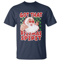 Funny Santa Rizz Christmas T Shirt Got That Rizzmas Spirit Retro Groovy - Wonder Print Shop
