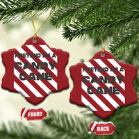 Funny Xmas Costume Christmas Ornament Pretend I'm A Candy Cane - Wonder Print Shop