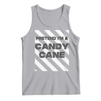 Funny Christmas Costume Tank Top Pretend I'm A Candy Cane