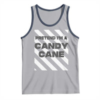 Funny Christmas Costume Tank Top Pretend I'm A Candy Cane