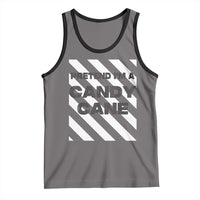Funny Christmas Costume Tank Top Pretend I'm A Candy Cane