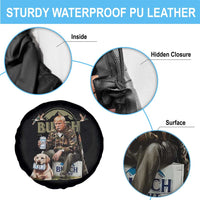 Funny Black Cat Spare Tire Cover Bruh Retro Cat Meme Graphic