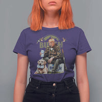 Funny Black Cat T Shirt For Women Bruh Retro Cat Meme Graphic - Wonder Print Shop