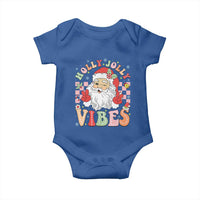 Retro Santa Christmas Baby Onesie Groovy Cute Santa Claus Christmas Vibes Xmas