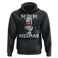 Funny Santa Rizz Christmas Hoodie Skibiti Toilet Rizzmas