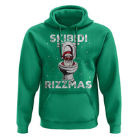 Funny Santa Rizz Christmas Hoodie Skibiti Toilet Rizzmas