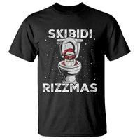 Funny Santa Rizz Christmas T Shirt Skibiti Toilet Rizzmas - Wonder Print Shop
