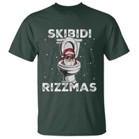 Funny Santa Rizz Christmas T Shirt Skibiti Toilet Rizzmas - Wonder Print Shop