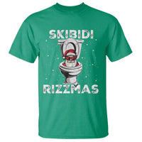 Funny Santa Rizz Christmas T Shirt Skibiti Toilet Rizzmas - Wonder Print Shop