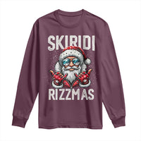 Christmas Bruh Long Sleeve Shirt Green Xmas Santa Hat Festive Vibe