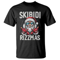 Funny Santa Rizz Christmas T Shirt Skibidi Rizzmas Gen Alpha Slang Cool Santa - Wonder Print Shop
