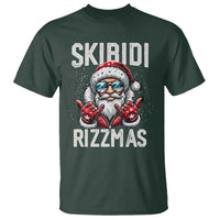 Funny Santa Rizz Christmas T Shirt Skibidi Rizzmas Gen Alpha Slang Cool Santa - Wonder Print Shop
