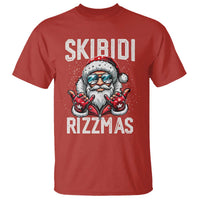 Funny Santa Rizz Christmas T Shirt Skibidi Rizzmas Gen Alpha Slang Cool Santa - Wonder Print Shop