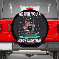 Santa Christmas Boat Fishing Spare Tire Cover We Fish You A Merry Xmas Fisherman