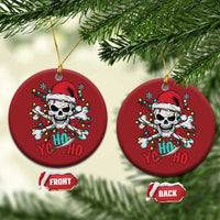 Xmas Pirate Skull Christmas Ornament Yo Ho Ho Boat Cruise Xmas Crossbones - Wonder Print Shop