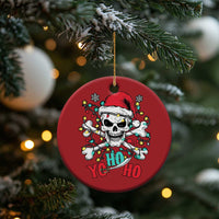 Xmas Pirate Skull Christmas Ornament Yo Ho Ho Boat Cruise Xmas Crossbones - Wonder Print Shop