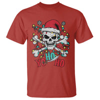 Christmas Pirate Skull T Shirt Yo Ho Ho Boat Cruise Xmas Crossbones - Wonder Print Shop