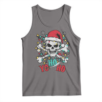 Christmas Pirate Skull Tank Top Yo Ho Ho Boat Cruise Xmas Crossbones
