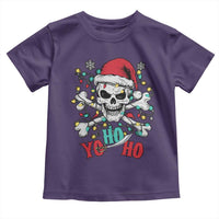 Christmas Pirate Skull Toddler T Shirt Yo Ho Ho Boat Cruise Xmas Crossbones