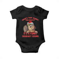 Christmas Squirrel Baby Onesie It's A Funny Squeaky Sound Xmas Things