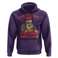 Christmas Squirrel Hoodie It's A Funny Squeaky Sound Xmas Things