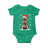 Christmas Football Baby Onesie Rugby Snowman Xmas Festive Holiday Sports