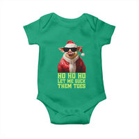 Funny Pig Santa Baby Onesie Ho Ho Ho Let Me Suck Them Toes Weird Festive Christmas