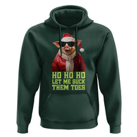 Funny Pig Santa Hoodie Ho Ho Ho Let Me Suck Them Toes Weird Festive Christmas