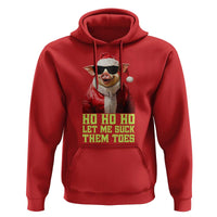 Funny Pig Santa Hoodie Ho Ho Ho Let Me Suck Them Toes Weird Festive Christmas