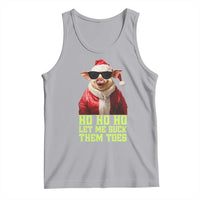 Funny Pig Santa Tank Top Ho Ho Ho Let Me Suck Them Toes Weird Festive Christmas