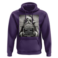 Funny Santa Mugshot Hoodie Naughty Christmas Festive Vibe TS02
