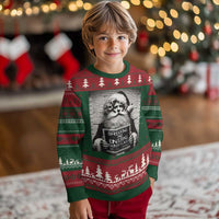 Funny Santa Mugshot Ugly Christmas Sweater Naughty Christmas Festive Vibe - Wonder Print Shop