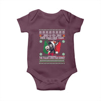 Italian Christmas Donkey Baby Onesie Funny Jing A Di Jing Hee Haw Italy Flag
