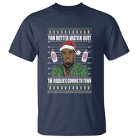 Funny Christmas Sarcastic Diddy T Shirt You Better Watch Out The Diddler Coming To Town - Wonder Print Shop