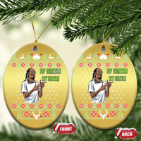 Funny Rapper Meme Xmas Christmas Ornament Fo Shizzle My Nizzle - Wonder Print Shop