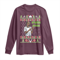 Funny Rapper Meme Christmas Long Sleeve Shirt Fo Shizzle My Nizzle