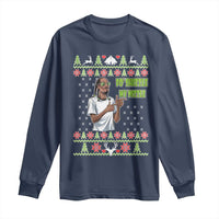 Funny Rapper Meme Christmas Long Sleeve Shirt Fo Shizzle My Nizzle