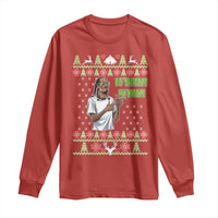 Funny Rapper Meme Christmas Long Sleeve Shirt Fo Shizzle My Nizzle