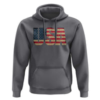 USA American Flag Hoodie Retro Vintage Patriotic