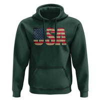 USA American Flag Hoodie Retro Vintage Patriotic