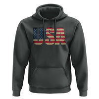 USA American Flag Hoodie Retro Vintage Patriotic