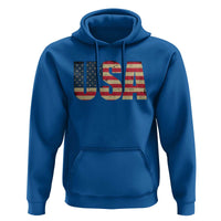USA American Flag Hoodie Retro Vintage Patriotic