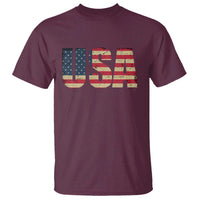 USA American Flag T Shirt Retro Vintage Patriotic