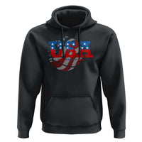 USA Basketball Hoodie Patriotic American Flag Stars and Stripes Team Sport Fan